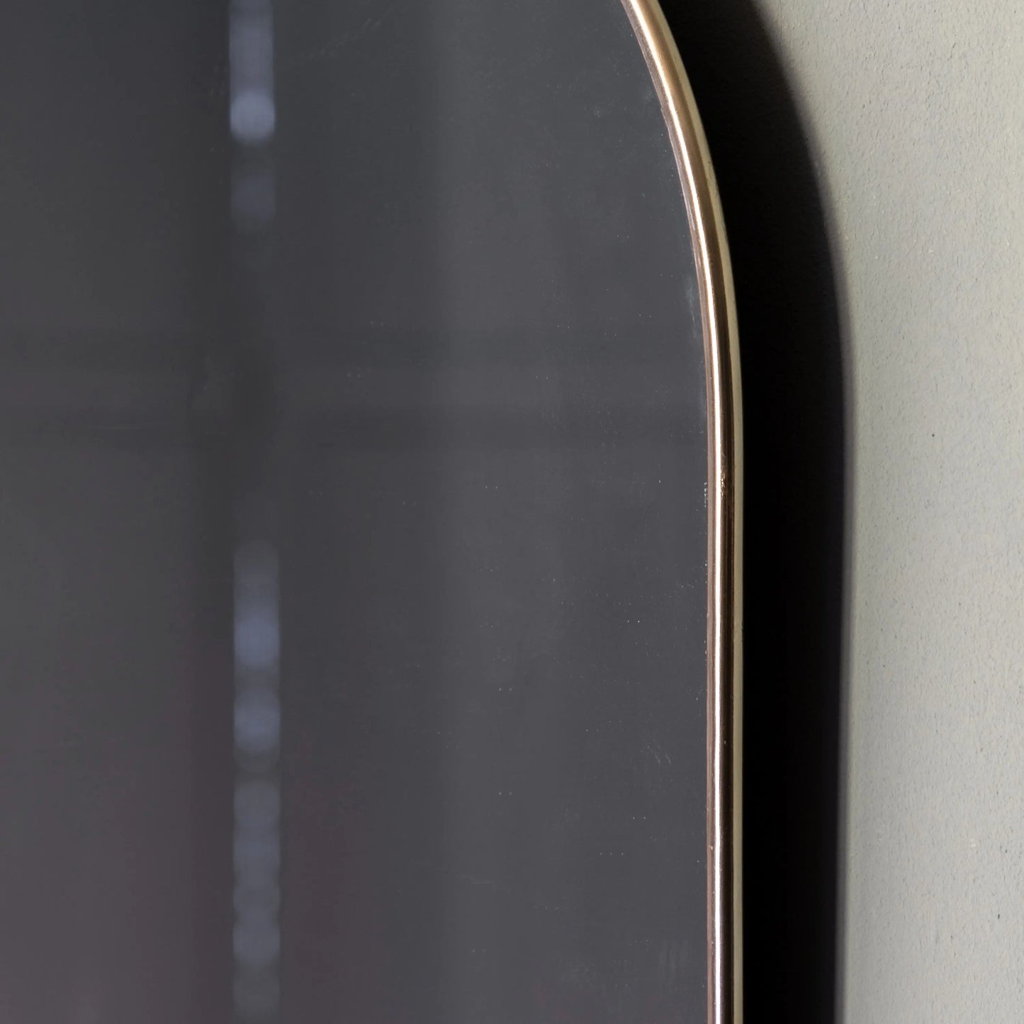 Highline Elipse Brass Wall Mirror