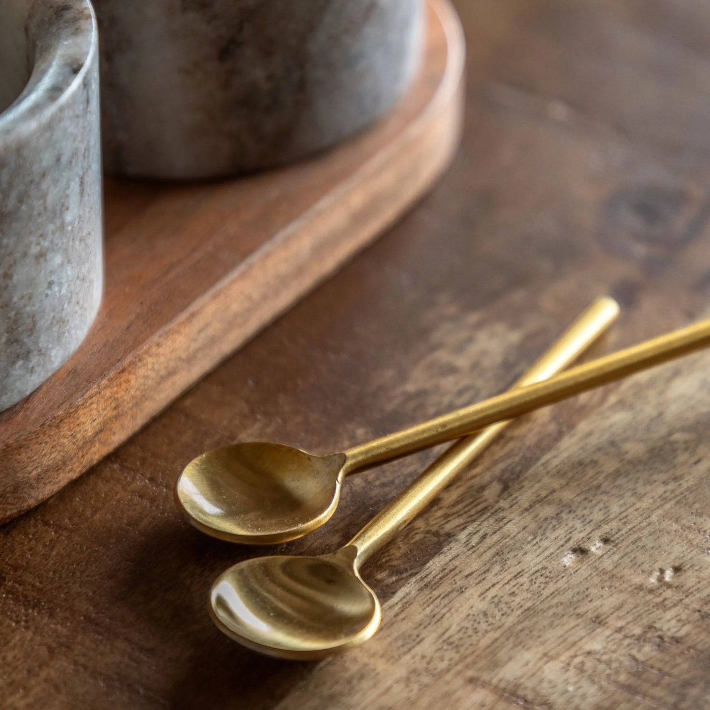 Novi Marble Spoon and Pinch Pot