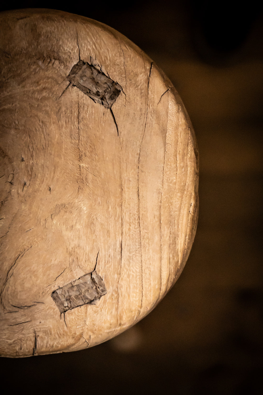 Rustic Reclaimed Round Stool