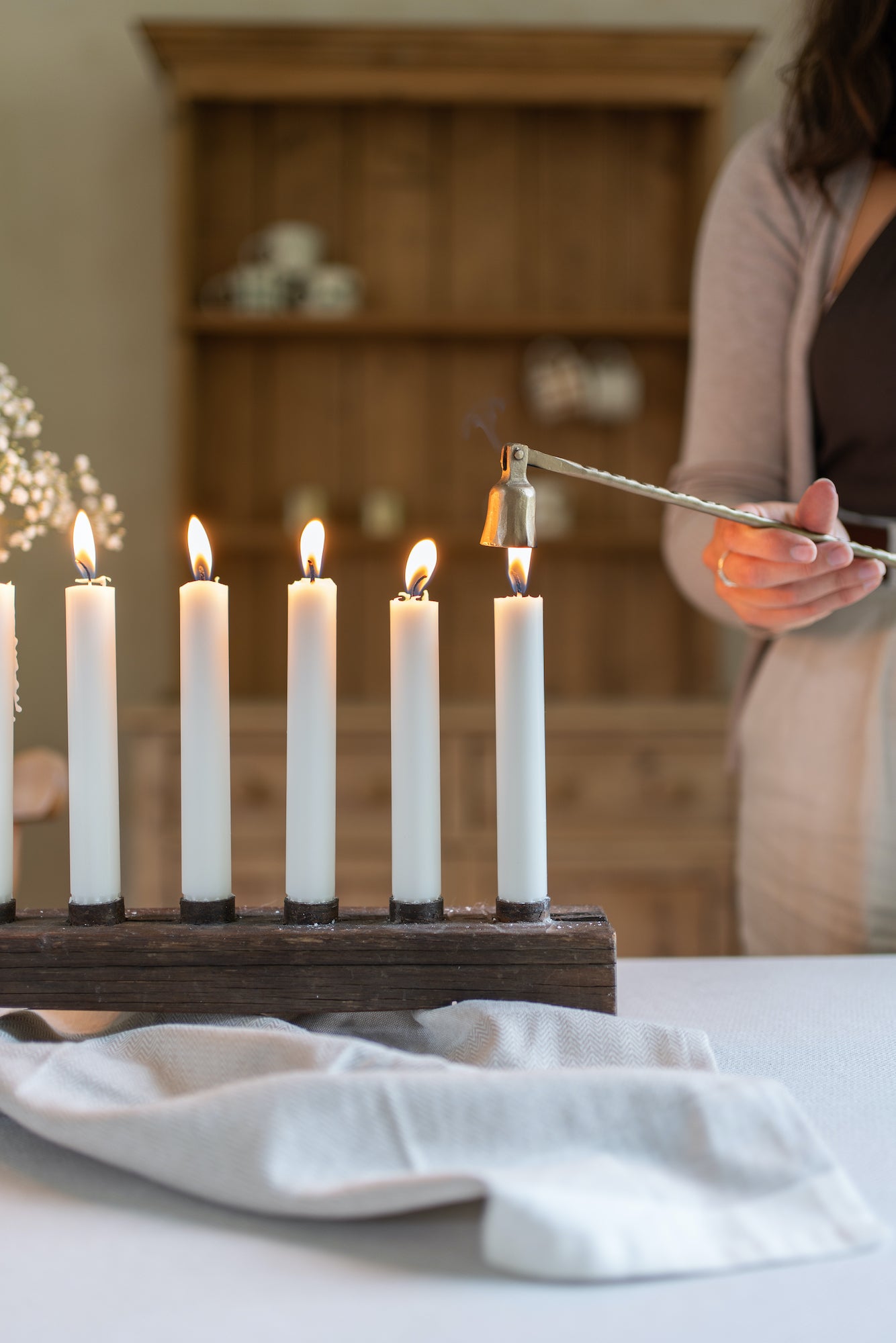 Reclaimed Wooden Candle Holder