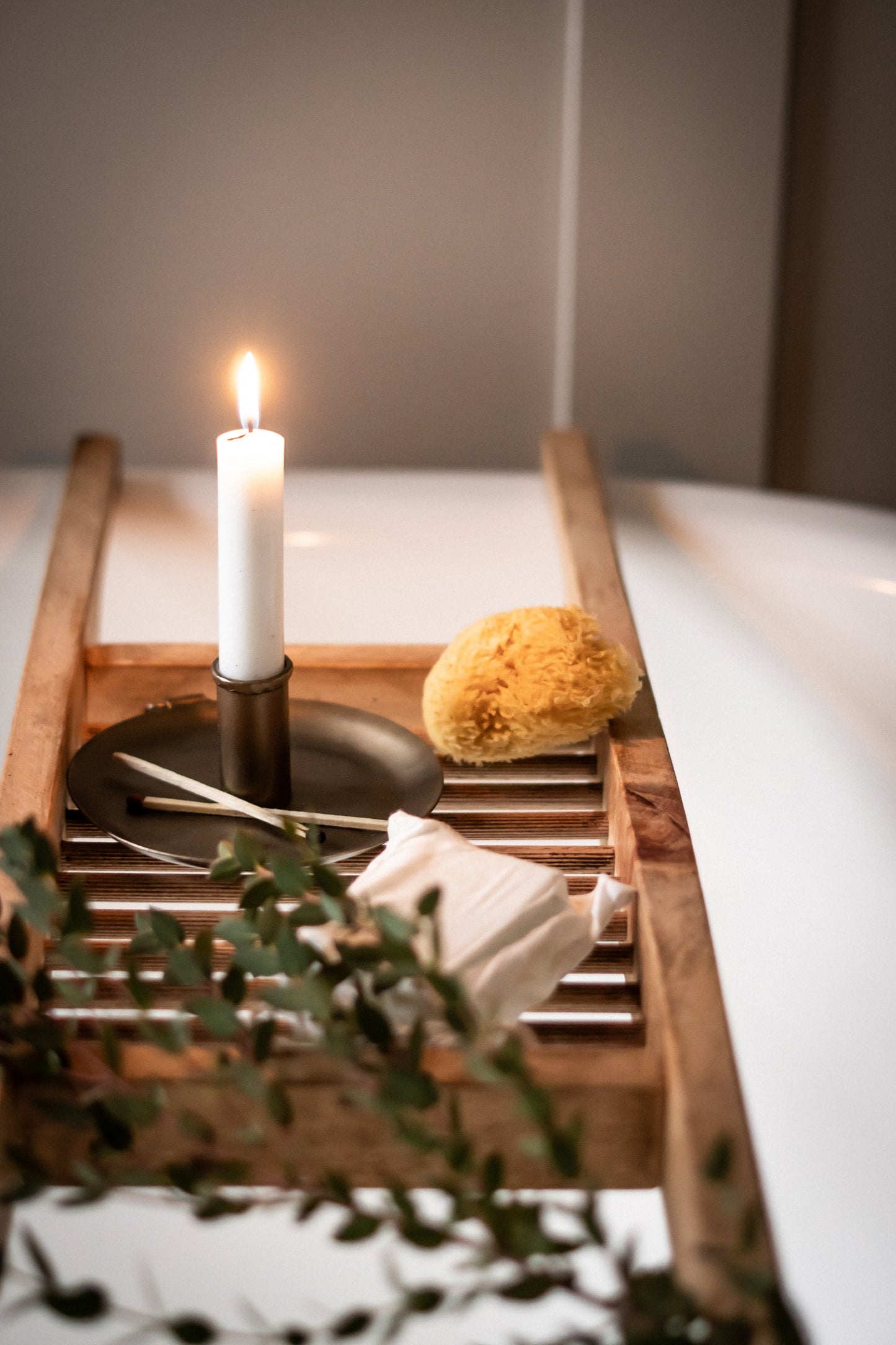 Forged Plate Candle Holder