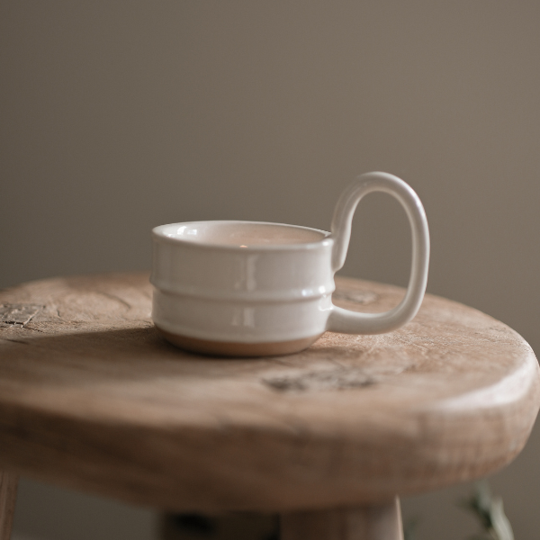 Stoneware Candle Cup