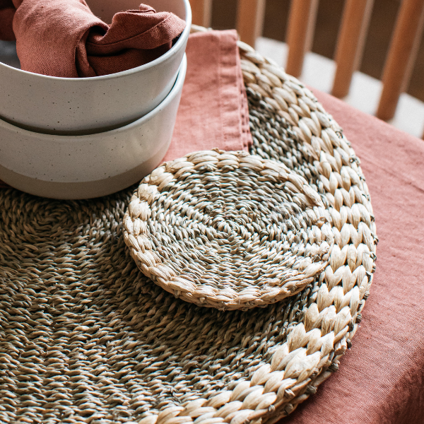 Water Hyacinth Coasters