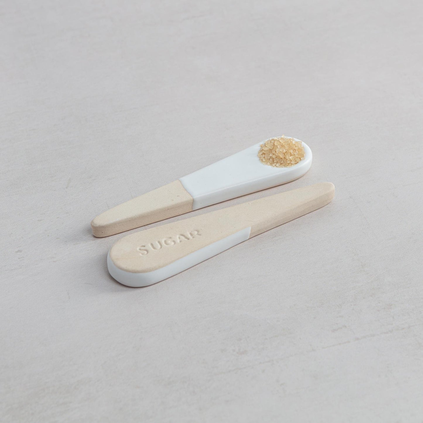 Organics Sugar Spoon - White