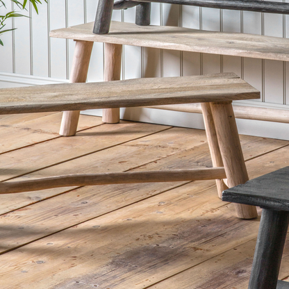 Natural Rustic Alberta Bench