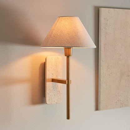 Faro Wall Light Travertine