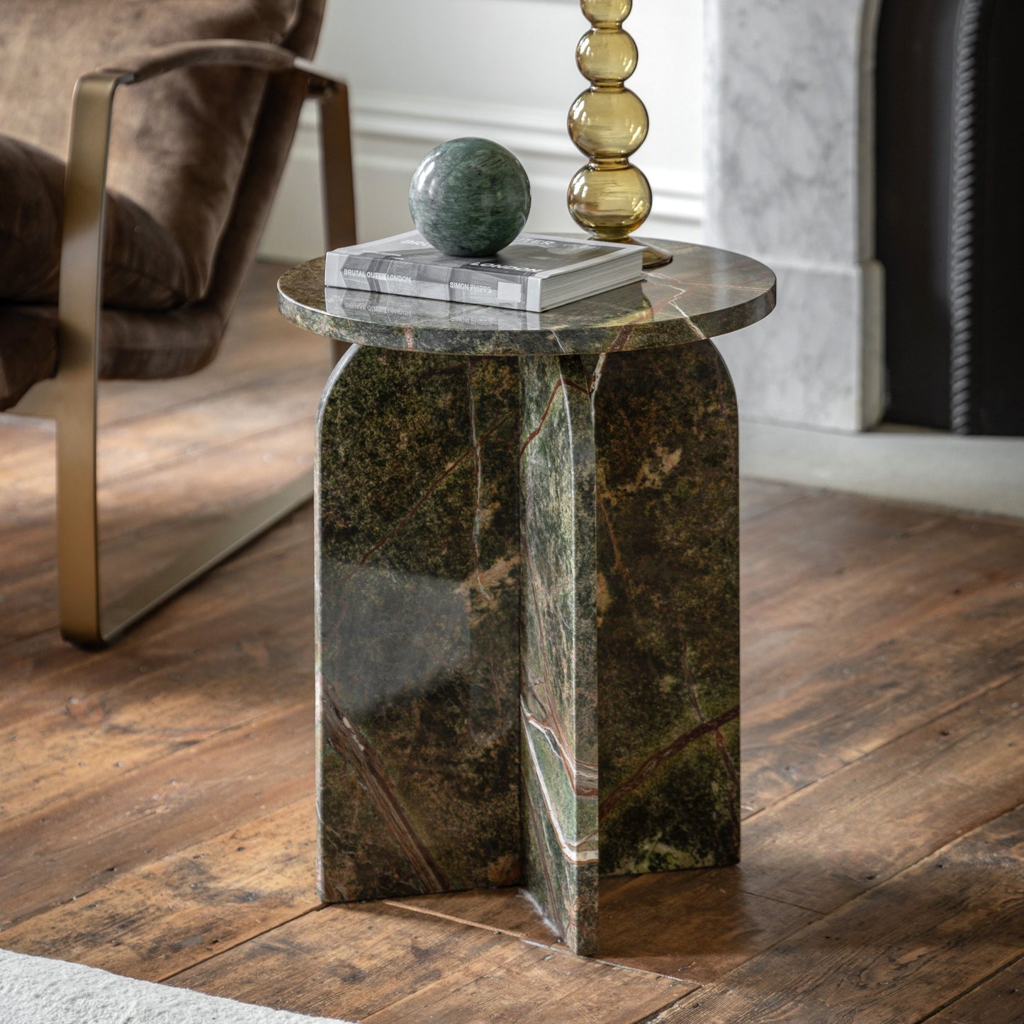 Amalfi Side Table Ember