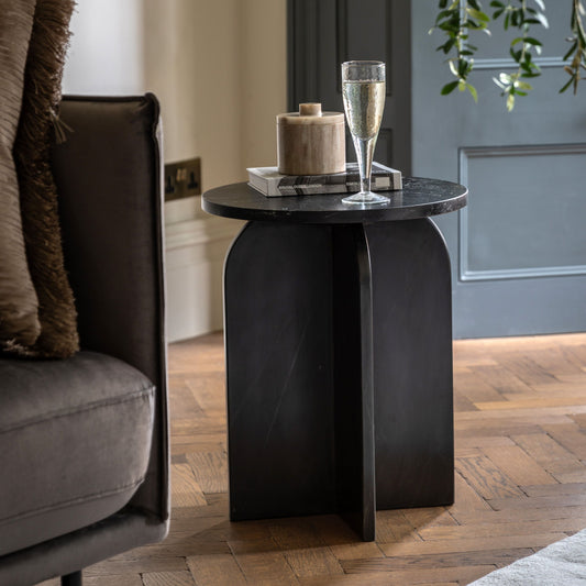 Amalfi Side Table Black