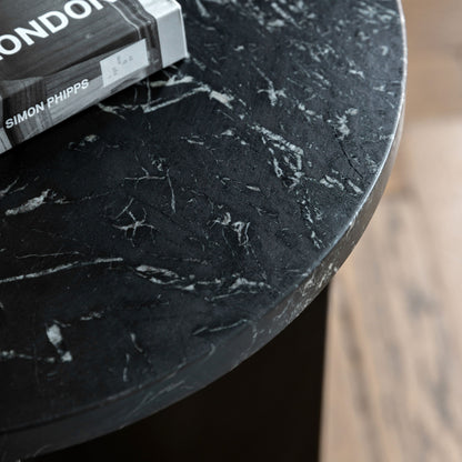 Amalfi Side Table Black