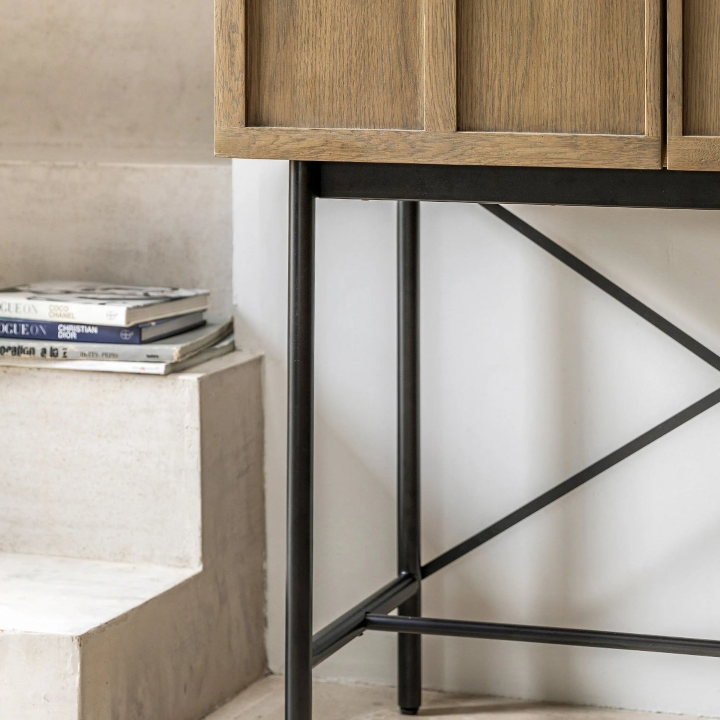 Panelled 2 Door Cocktail Cabinet