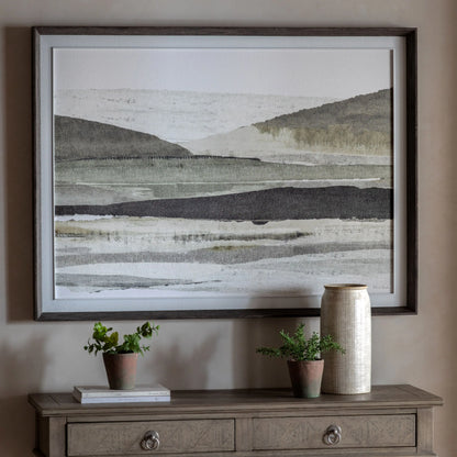 Morning Mirage Framed Canvas
