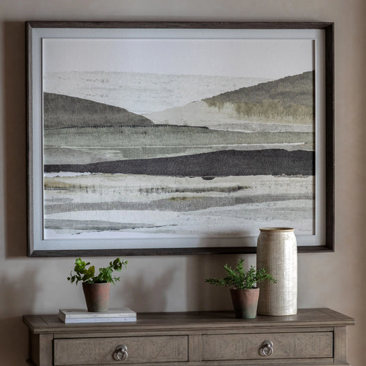 Morning Mirage Framed Canvas
