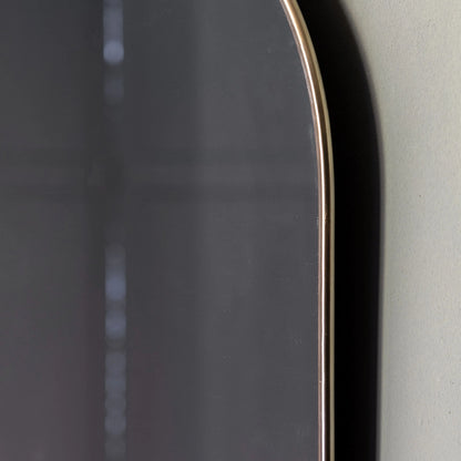 Highline Elipse Brass Wall Mirror