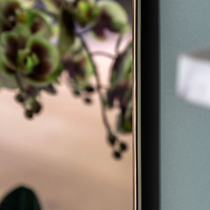 Highline Elipse Brass Wall Mirror