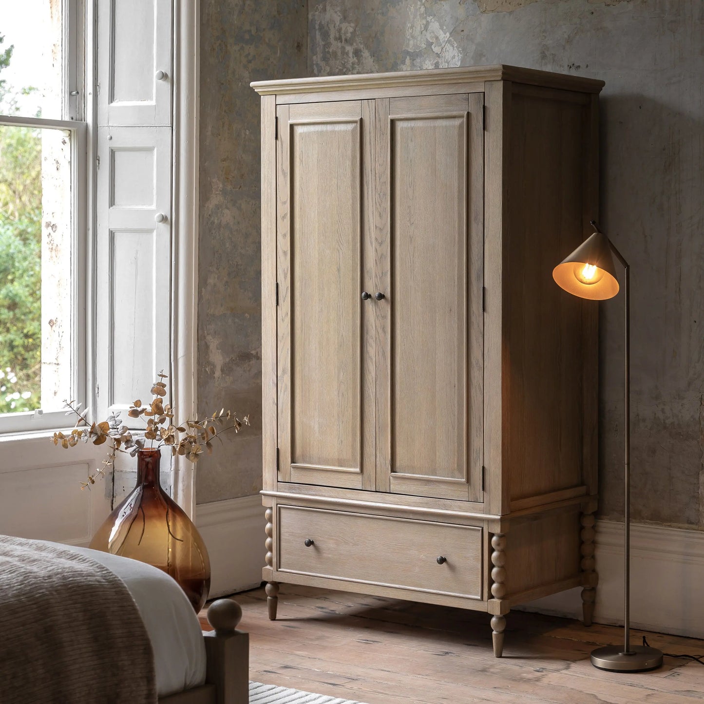 Artisan 2 Door 1 Drawer Wardrobe