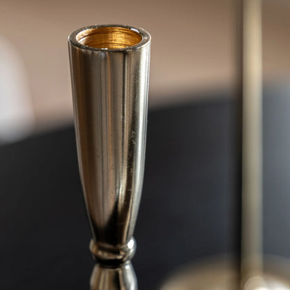 Ortillo Candle Stick Brushed Gold Set of 2