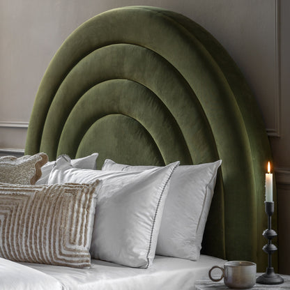 Arch Bedstead - Olive