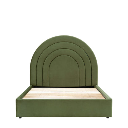 Arch Bedstead - Olive