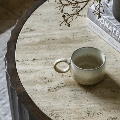 Travertine Topped Cascia Coffee Table