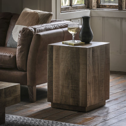 Natural Plinth Side table