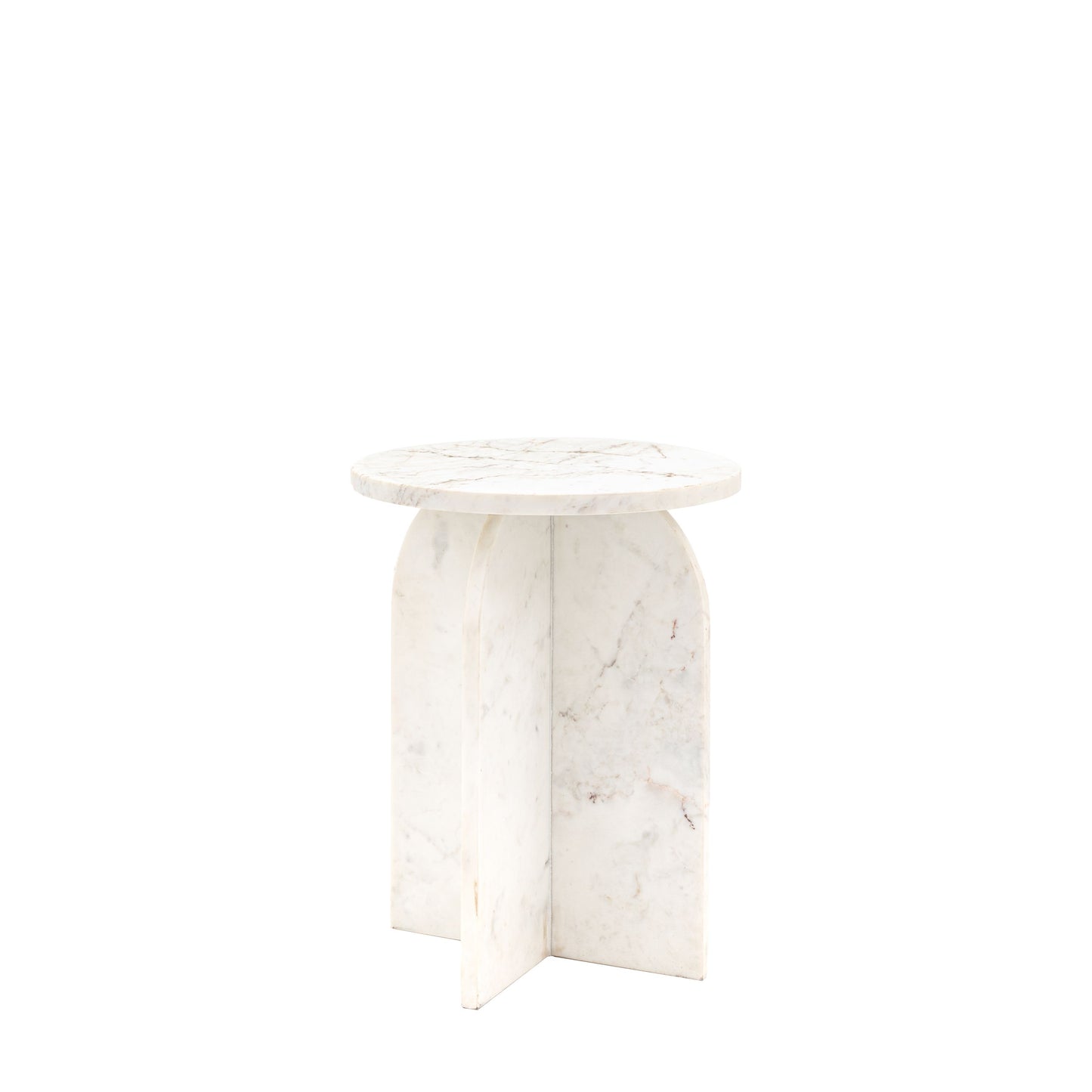 White Amalfi Side Table