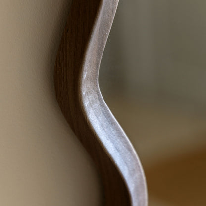 Walnut Wiggle Mirror