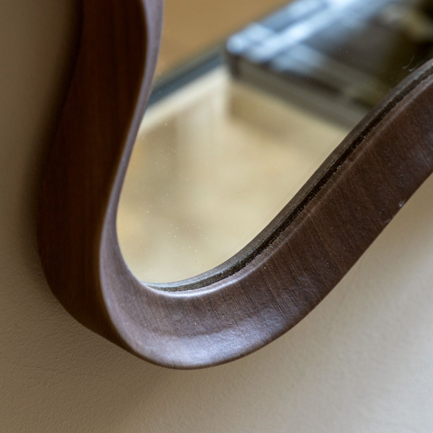 Walnut Wiggle Mirror