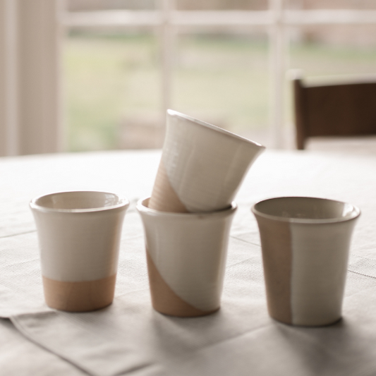 Stoneware Carafe Cup (Set of 4)