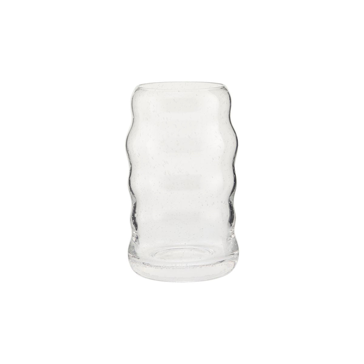 Extra mini Glass Ripple Vase 12cm