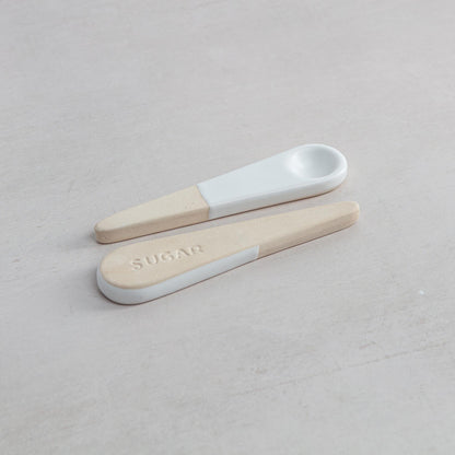 Organics Sugar Spoon - White